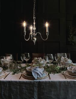 Fritz Fryer Christmas theme Antique Chandelier