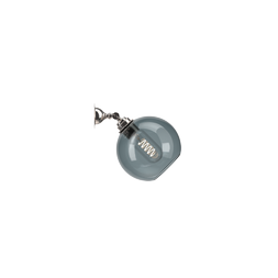 SMOKED HEREFORD GLOBE ADJUSTABLE SPOTLIGHT