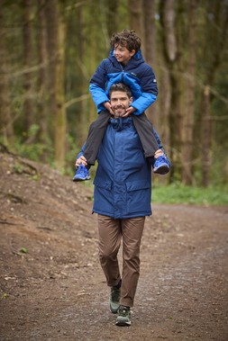 Kids' Lofthouse Insulated Jacket | Navy Blue £50 & Men's Savon Waterproof Insulated Jacket | Navy Blue £120