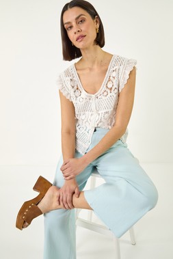 Roman Frayed Edge Ankle Jeans