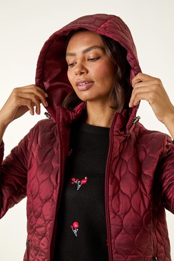Roman Hooded Quilted Puffer Coat