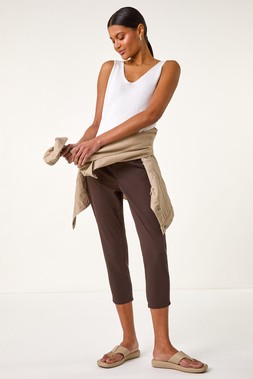 Roman Cropped Stretch Denim Jegging