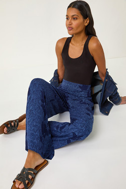 Roman Floral Abstract Trouser