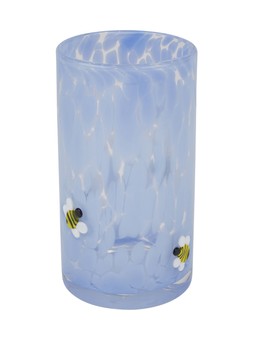 TK Maxx - blue glass with bees &pound;6.99 (RRP &pound;XX)