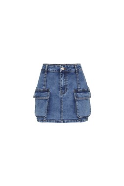 TK Maxx - Denim cargo skirt &pound;14.99 (RRP &pound;XX)