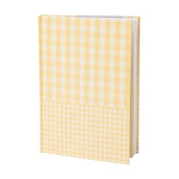 JOYFUL MINIMALISM yellowginghamnotebook 5.99