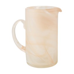PASTEL GIFTING beigefrostedglasspicther 15.99