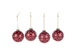 TK Maxx christmas red ornaments £6.99 (RRP £)