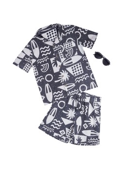 TK Maxx Kids black & white short set £12.99 ( RRP £)