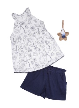 TK Maxx Kids summer dress & blue short set £12.99 ( RRP £)