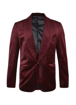 TK Maxx Men burgundy velvet jacket £59.99 (RRP £)