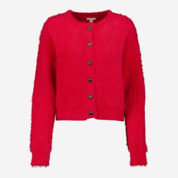 Tk Maxx Red Valentines Day Heart Button Eyelash Cardigan £19.99