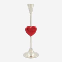 Tk Maxx Red+Silver Heart Valentines Candle Holder £9.99