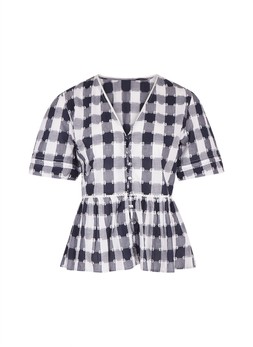 TK Maxx Women blue gingham top £19.99 ( RRP £69.00)