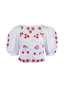 TK Maxx Women Gold Label white embroided top £43.00 ( RRP £)