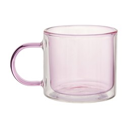 Beauty Pink Glass Mug £5.99