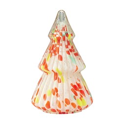Colourful speckledGlassXmasTree £12.99