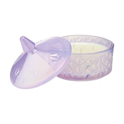 Geo-digital purpleScentedCandleWithLid £9.99