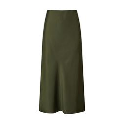 Green satin midi skirt £19.99