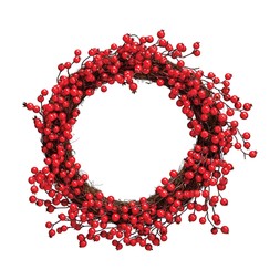 Scandi RedBerriesWreath £16.99
