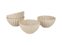 TK Maxx cream scallop bowls set £9.99 (RRP £)