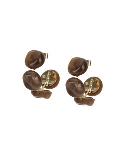 TK Maxx - gold & stones hoops &pound;7.99 (RRP &pound;XX)