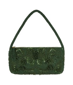TK Maxx - green beaded bag &pound;24.99 (RRP &pound;XX)