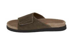 TK Maxx - Men - green suede slidders &pound;24.99 (RRP &pound;XX)