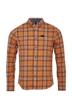 TK Maxx - Men - orange checked shirt &pound;19.99 (RRP &pound;49.99)