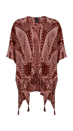 TK Maxx - pink printed cover up &pound;16.99 (RRP &pound;XX)