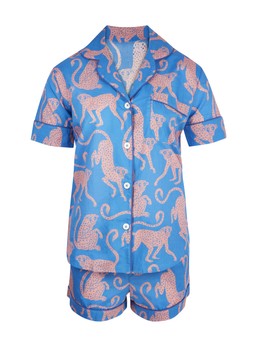 TK Maxx Women blue & pink monkeys pyjama set £16.99 (RRP £)