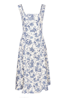 Tk Maxx Women Blue & White Floral Dress £34.99