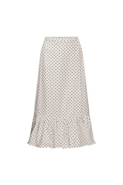TK Maxx Women's white skirt with dots £29.99