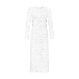 White Lace Sequin Midi Dress £49.99