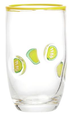 Lemon Picnic Glass