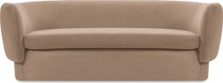 Miller 3 Seater Sofa, Taupe Sustainable Velvet