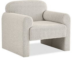 Neston Armchair, Speckled Stone Sustainable Boucle