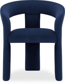 Cult Furniture Bellamy Carver Dining Chair, Royal Blue Sustainable Velvet