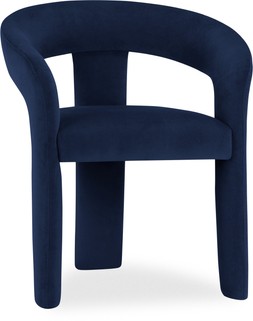 Bellamy Dining Chair, Royal Blue Sustainable Velvet