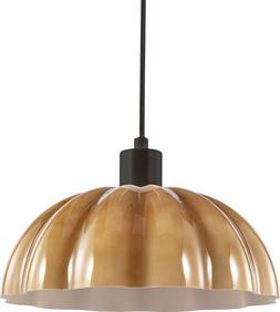 Crawford Glass Shade, Tawny Brown