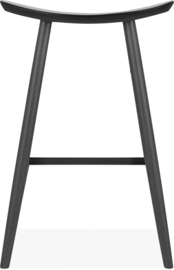 Hatton Wooden Bar Stool, Black