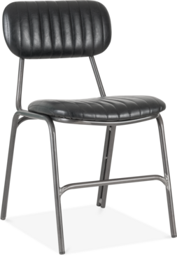 Boston Metal Dining Chair, Black
