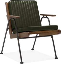 Wickham Wooden Armchair, Green