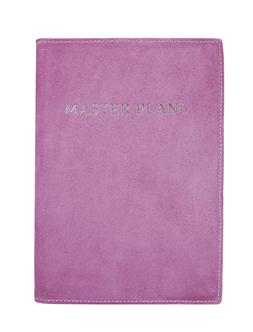 Suede notebook