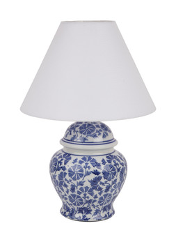 Homesense Blue Floral Lamp £24.99