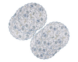 Homesense blue floral placemats set £12.99 (RRP £)