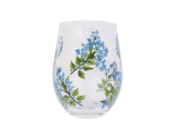 Homesense blue flowers glass £3.99 (RRP £)