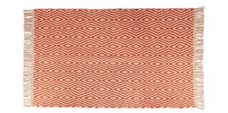 Homesense Handwoven Orange Rug £16.99