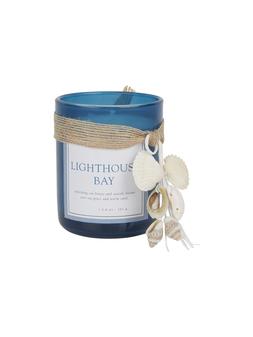 Homesense - blue candle &pound;4.99 (RRP &pound;XX)