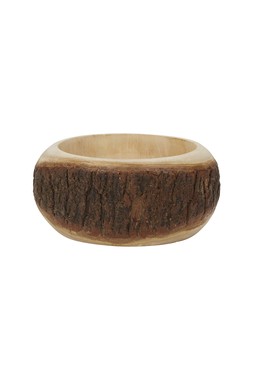 Homesense - WOOD BOWL &pound;19.99